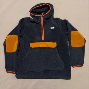 The North Face Jacket Mens Medium Fleece Quarter Zip Kangaroo Pouch NF0A33QV